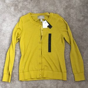 Banana Republic Mustard 100% Merino Wool Sweater